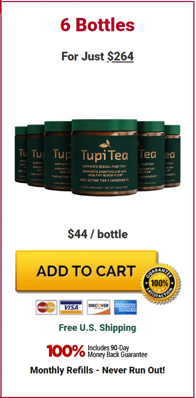 Tupi Tea 6 bottle price 